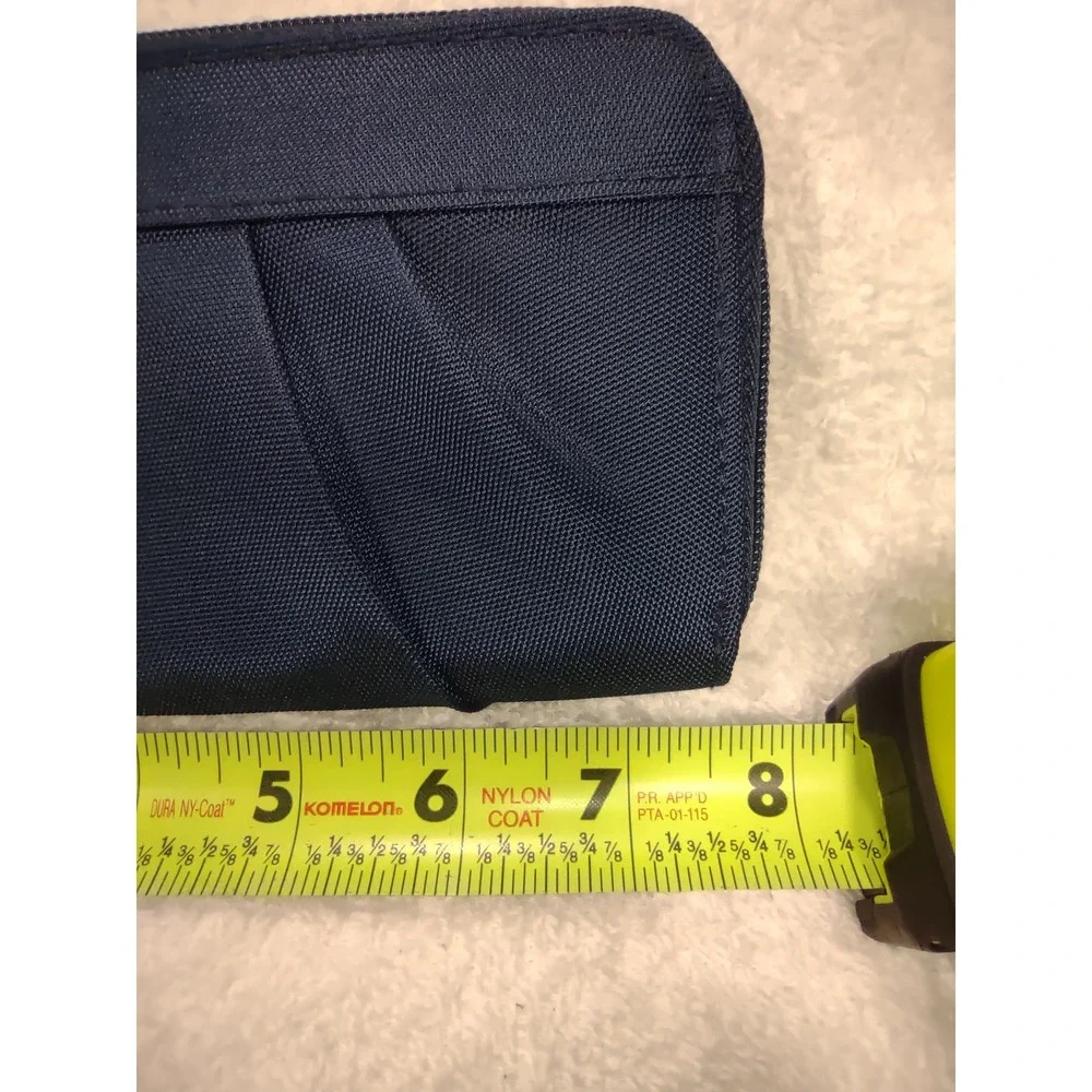 Travelon Anti Theft‎ RFID Blocking Accordion Wallet Navy Blue